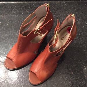 Guess WGalissia Peep Toe Ankle Boot